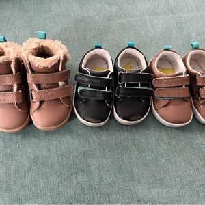 Cozy Kids Boots in Brown and Black